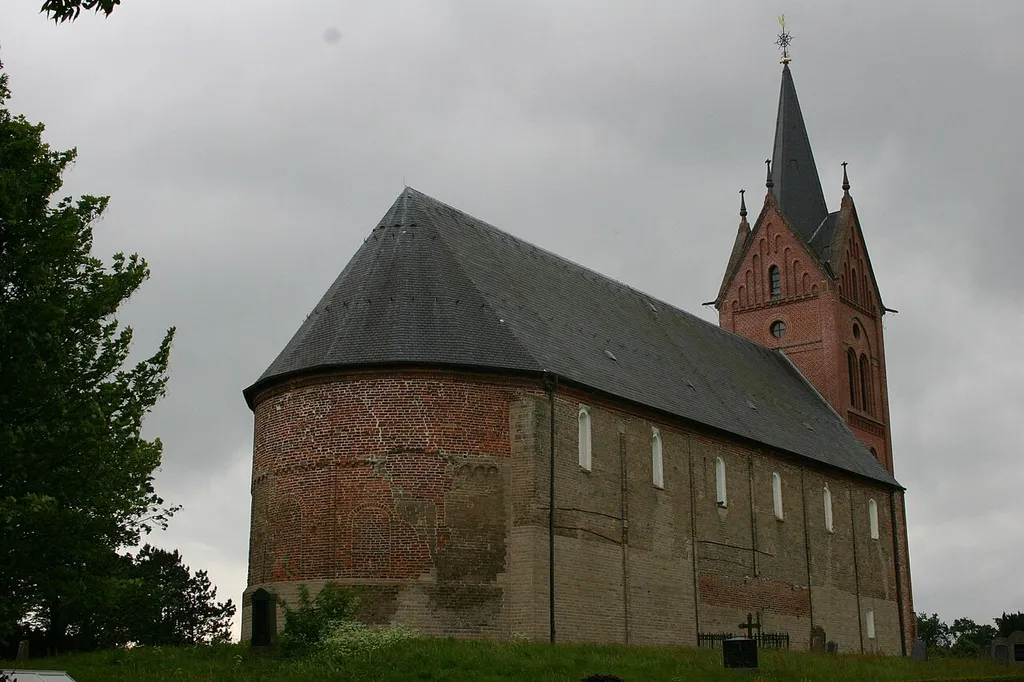 Historic St. Boniface Church in Arle, district of Aurich, East Frisia, Germany