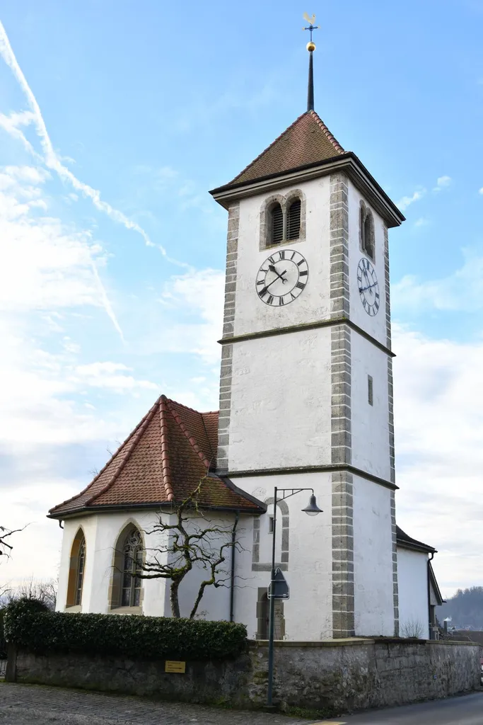 Reformed church of Siselen BE, Switzerland