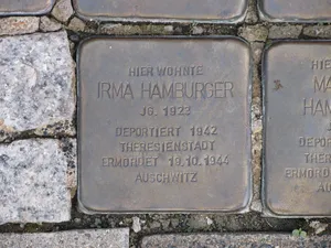 Stolperstein dedicated to Irma Hamburger