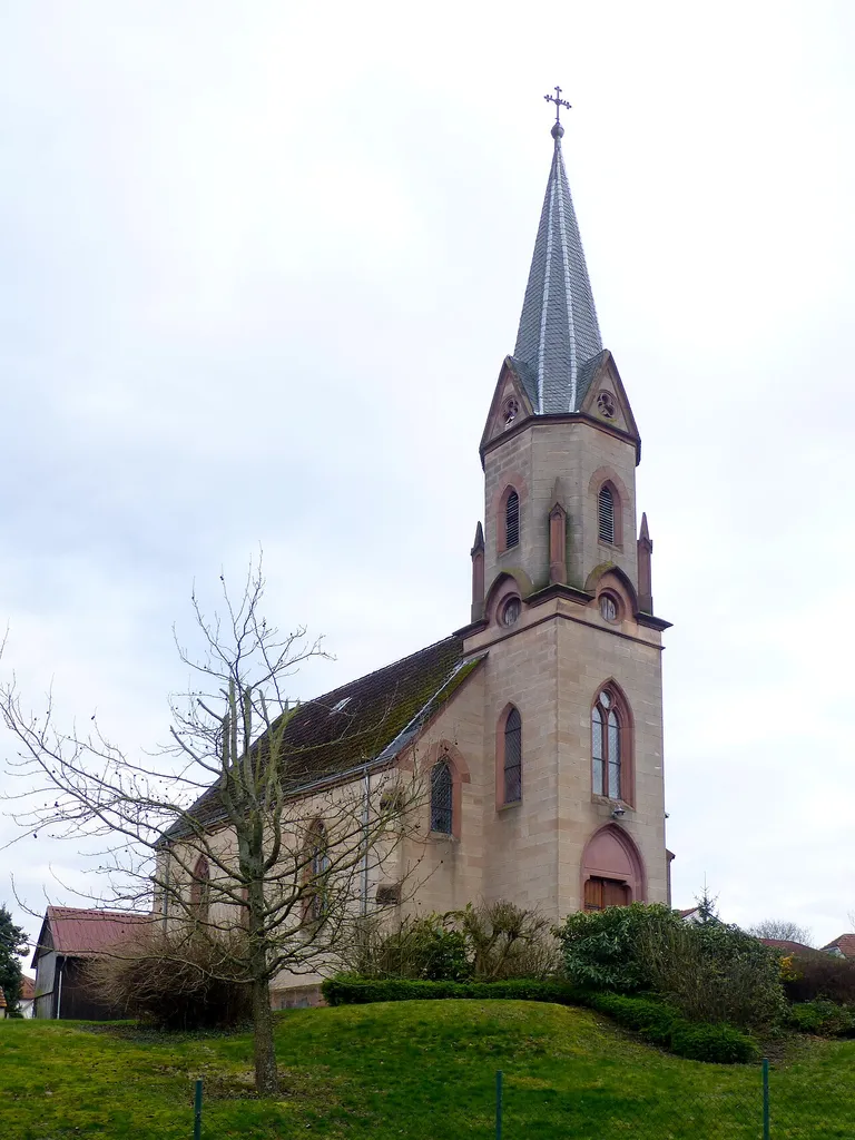 Evangelisch-Lutherische Christusirche im Krautweg 12 in Reichelsheim