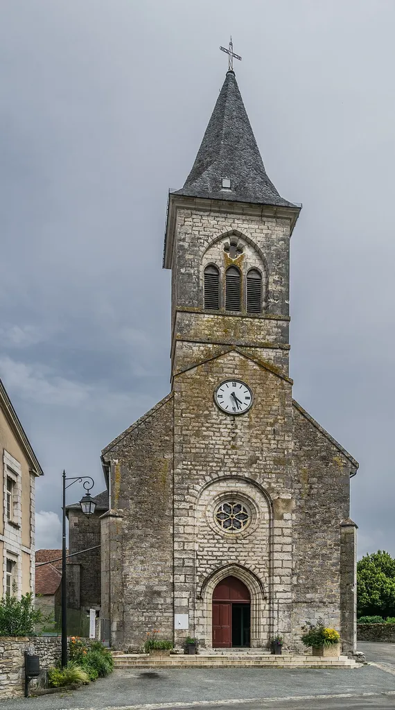 Saint Martin Church in Mayrinhac-Lentour, Lot, France