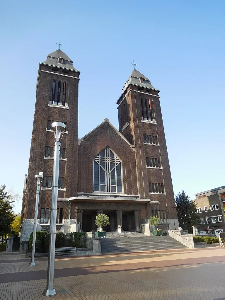 Église de saints Pierre-et-Paul, à Heembeek, un quartier de Bruxelles (Belgique)