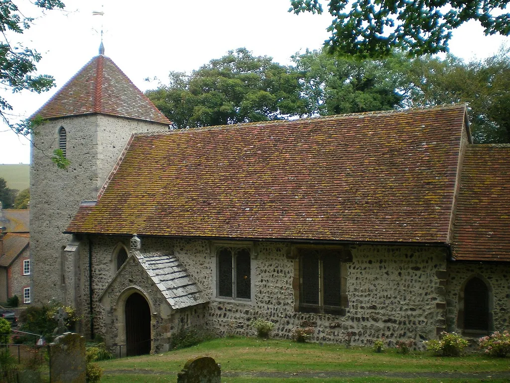 St Lawrence's Church, Telscombe, East Sussex, England.