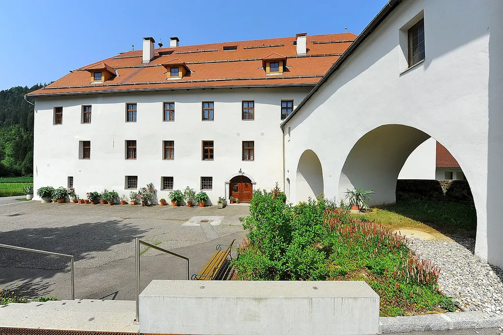 Provost house in Wieting, market town Klein Sankt Paul, district Sankt Veit, Carinthia, Austria, EU