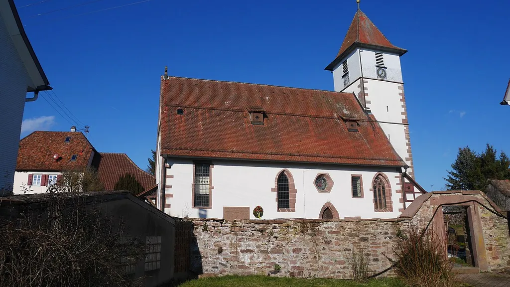 Churches in Altensteig Remigiuskirche (Altensteigdorf) Mauer S