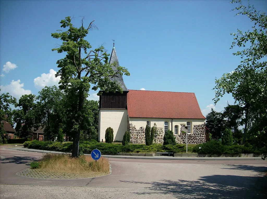 Church of the village of Goltewitz (Oranienbaum-Wörlitz, Wittenberg district, Saxony-Anhalt)