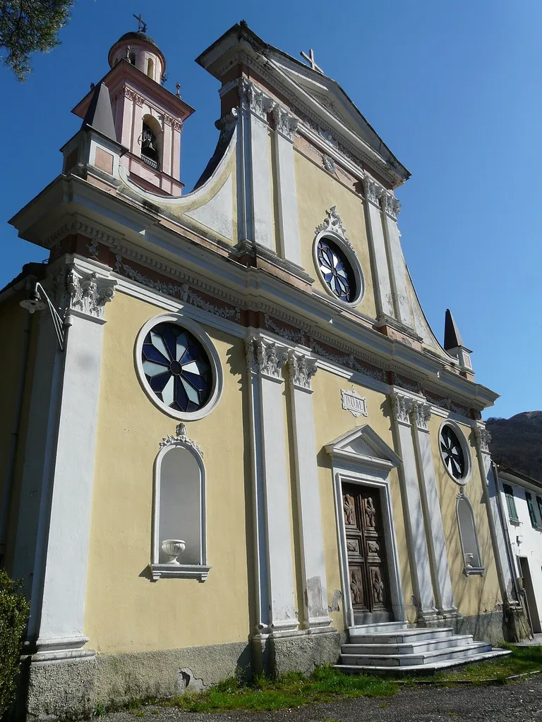 Chiesa di Sant'Ambrogio, Traso, Bargagli, Liguria, Italia