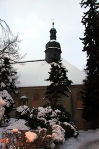 Ehemaliges Hospital St. Trinitatis; Hospitalkirche, Trinitatiskirche (Annaberg-Buchholz), Friedhofskirche Adam-Ries-Straße 6