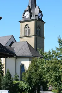St. Niklaus parish church with rectory and chaplaincy