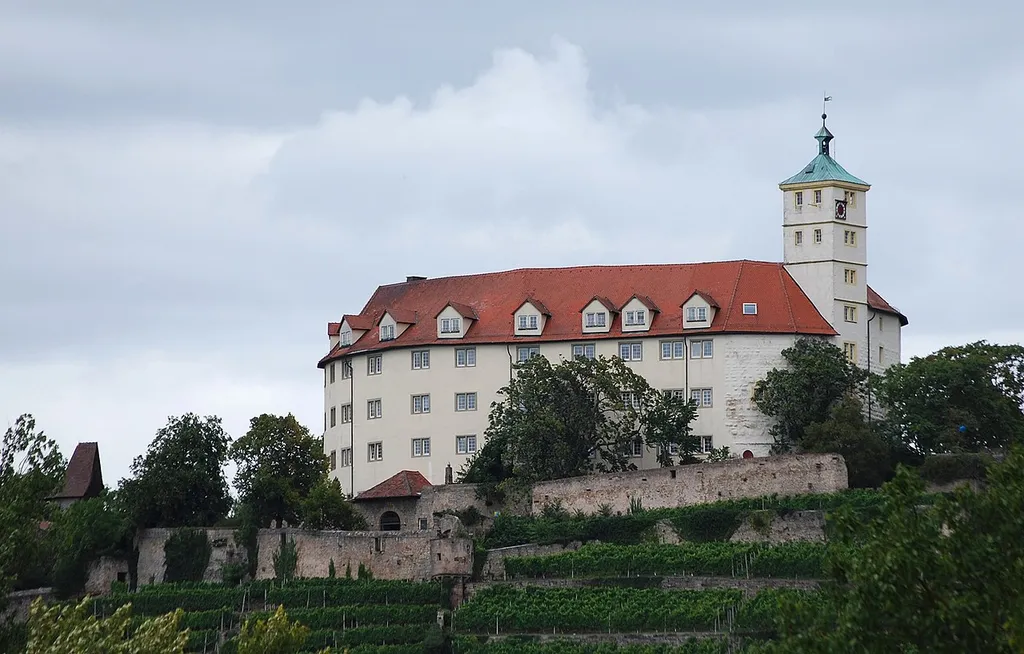 Kaltenstein castle above Vaihingen an der Enz, Baden-Württemberg.