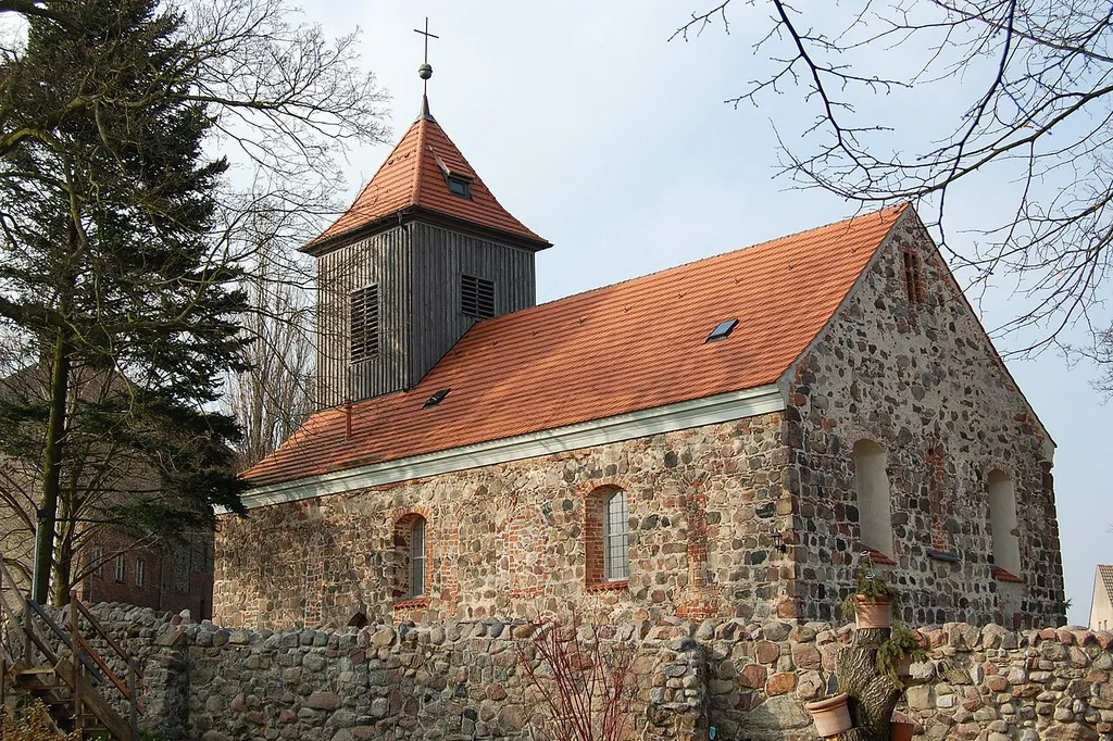 Mehrow church, Ahrensfelde municipality, Barnim district, Brandenburg state, Germany