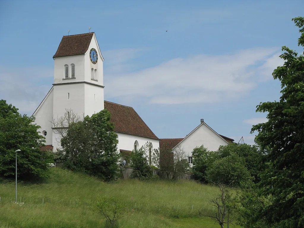 Reformierte Kirche im aargauischen Teil von Erlinsbach