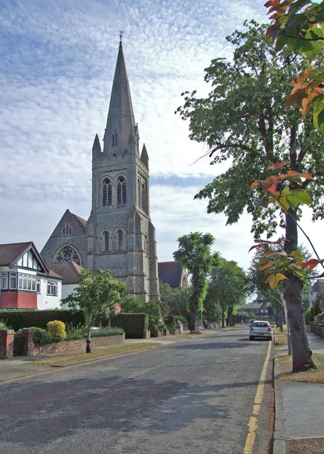 St Matthew's parish church, St Matthew's Avenue, Surbiton, Surrey, seen from the southwest