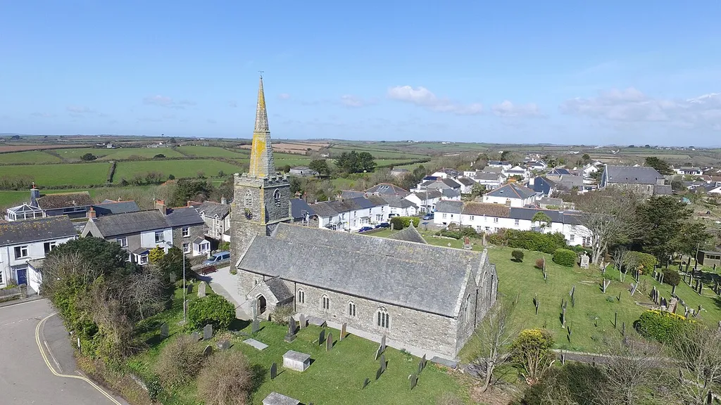 St Gerrans Church - a heavenly view