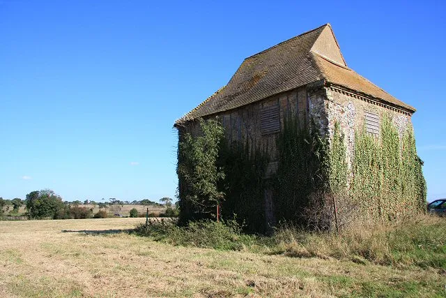 Dovecote of Eriswell Hall, Suffolk, converted from a fragment of the former parish church of St Peter
