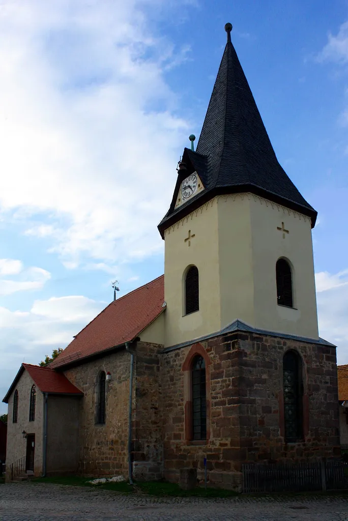 Village church in Hummelshain-Schmölln near Jena/Thuringia