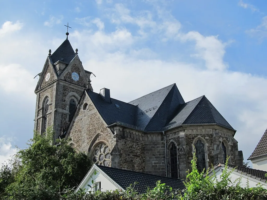 Die Kreuzkirche in Betzdorf, Sieg (Rheinland-Pfalz).