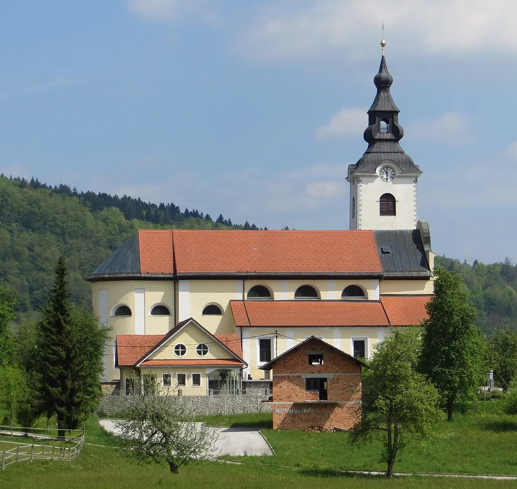 Saints Cosmas and Damian Church in Krka, Municipality of Ivančna Gorica, Slovenia
