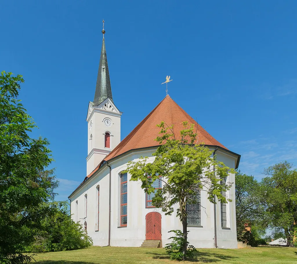 The Protestant village church of Zerkwitz, district of Lübbenau/Spreewald, Landkreis Oberspreewald-Lausitz, Brandenburg, Germany.
