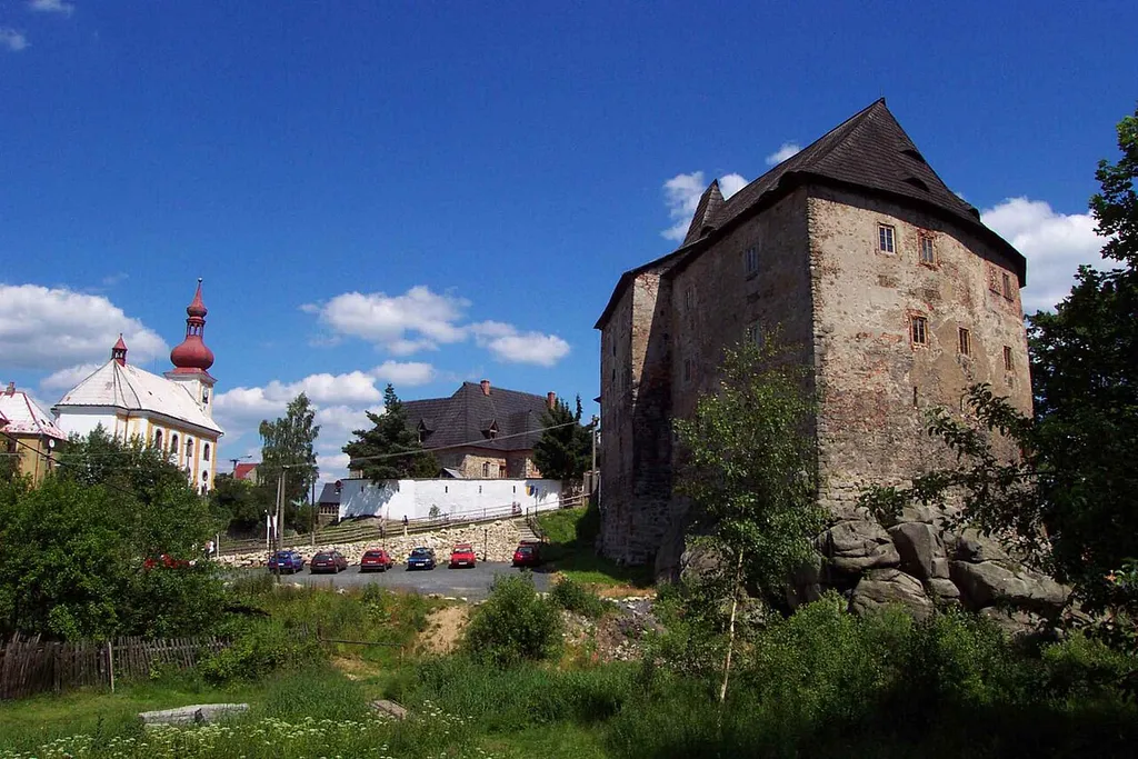 Burg Wildstein (Skalná) bei Cheb (Eger)