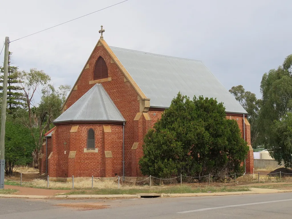 The heritage listed St James Anglican Church, Northam, Western Australia
