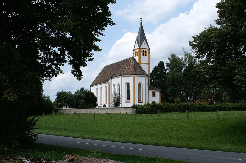 Kirche in Oderding, Polling (bei Weilheim)