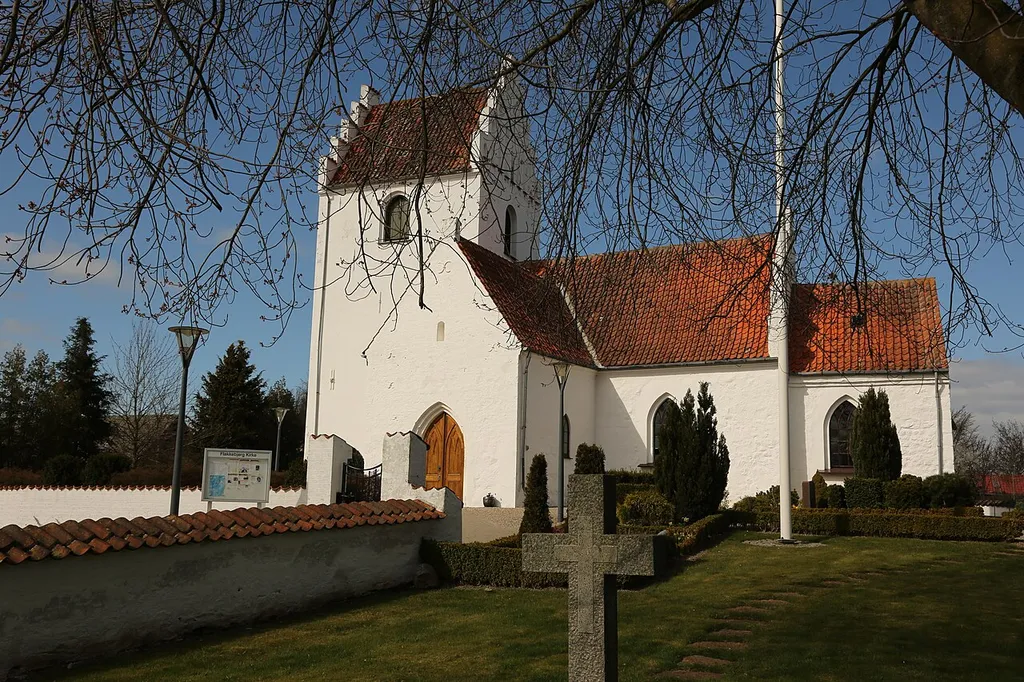 Flakkebjerg church. The chuch is close to Slagelse in Denmark