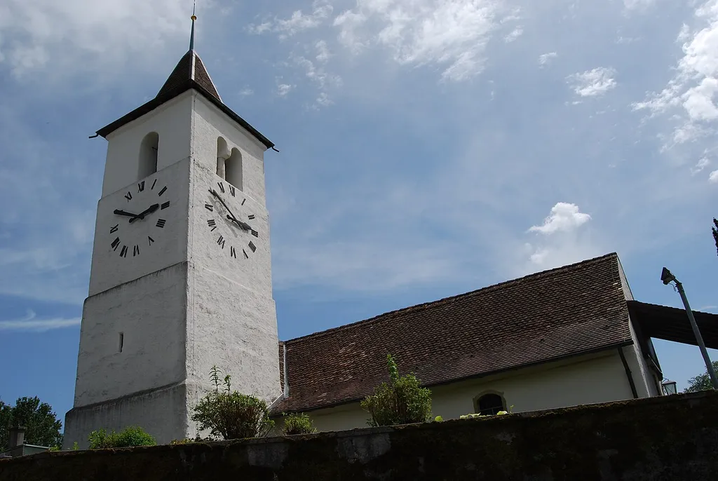 Church of Radelfingen, canton of Bern, Switzerland