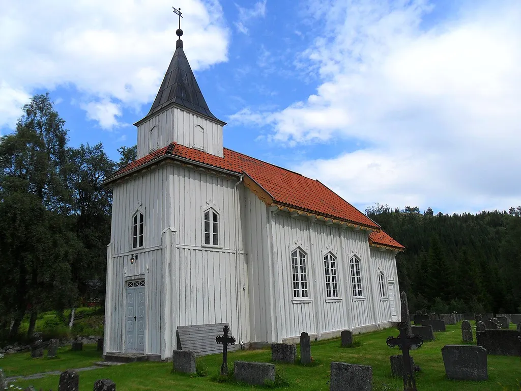 Høydalsmo church in Tokke county, Telemark, Norway