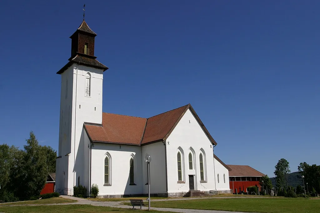 Picture of Fiskum kirke (Buskerud - Norway)