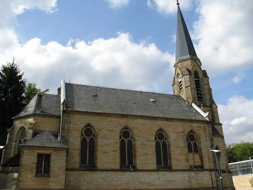 Le Temple protestant de Saint-Avold.