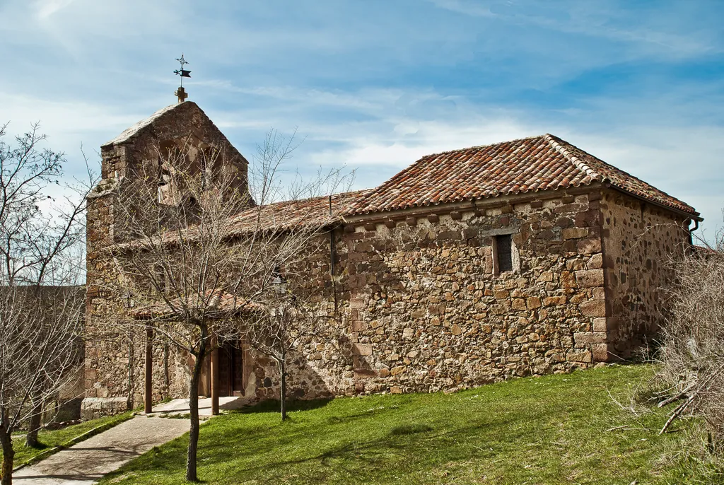 San Pedro Ad Vincula church, LA MIÑOSA (Guadalajara) Spain. Romanesque.