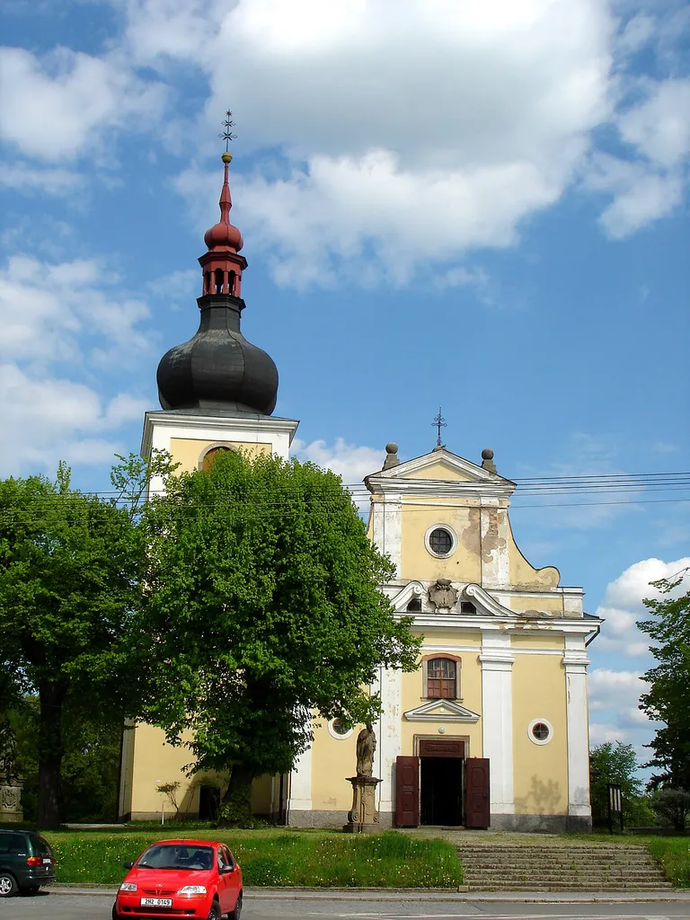 Tschechien: Kirche in Česká Skalice (Ortsteil Malá Skalice)