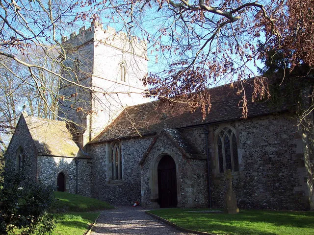 St Peter's Church, Winterbourne Stoke Flint rubble walls with stone dressings, the bread and butter of chalkland churches, characterize St Peter's Church.