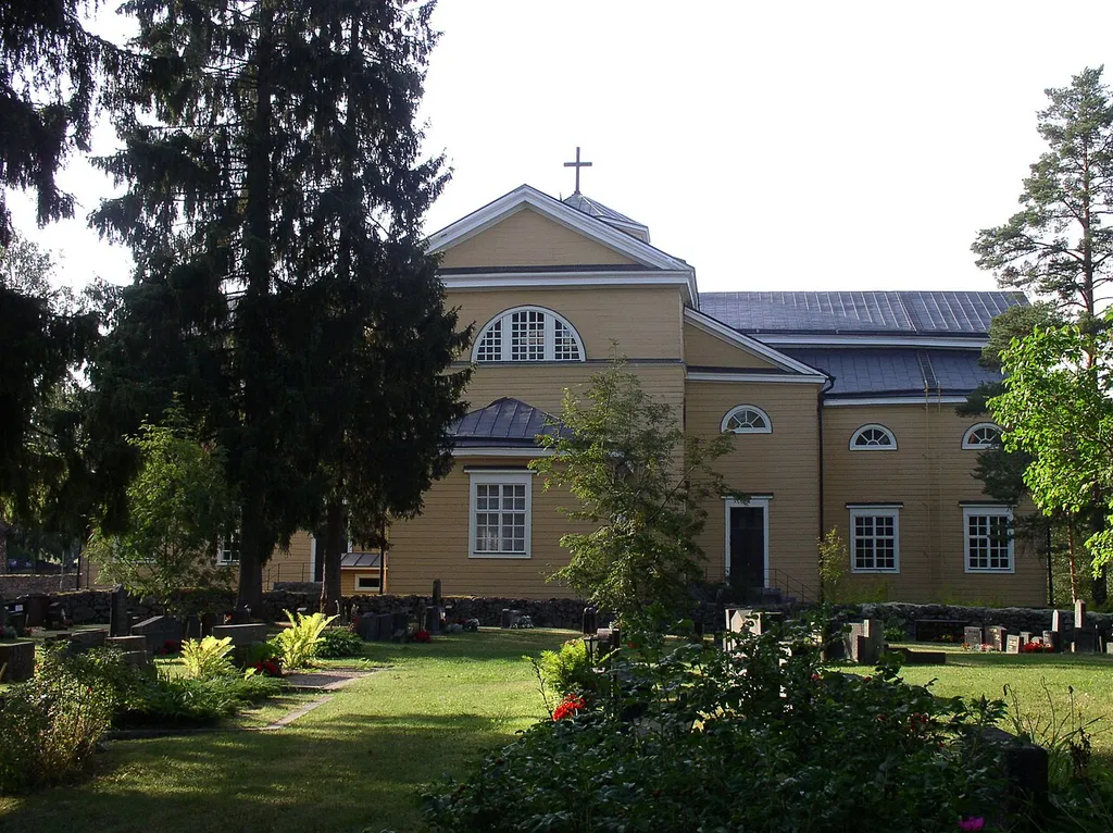 Mäntyharju church in Mäntyharju, Finland.