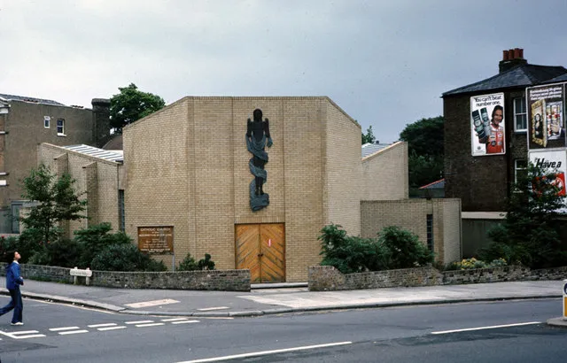 Catholic Church, Sydenham Park. Catholic Church of the Resurrection of Our Lord, Sydenham Park. Picture taken August 1981 and scanned from old slide.