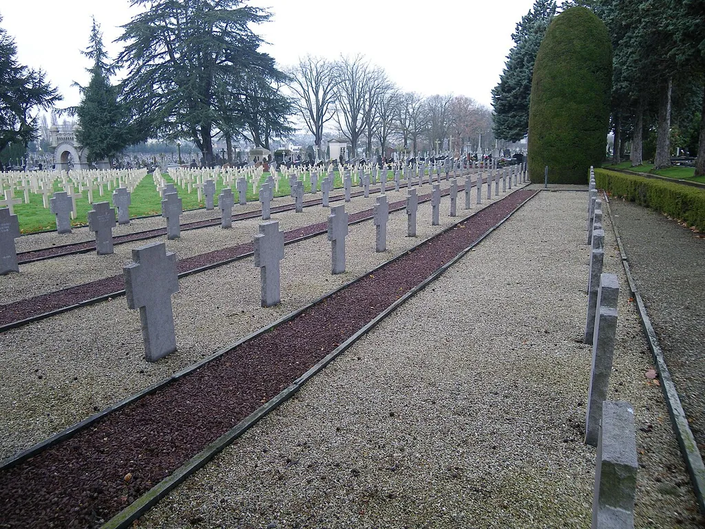 German military section of Rennes East Cemetery