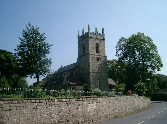 St James' parish church, Barlborough, Derbyshire, seen from the northwest