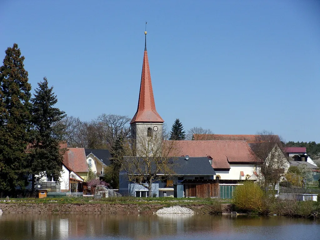 Evangelisch-lutherische Filialkirche St. Katharina in Rezelsdorf (Markt Weisendorf), Sebald-Rieter-Weg 2; Akten-Nr. D-5-72-164-22.