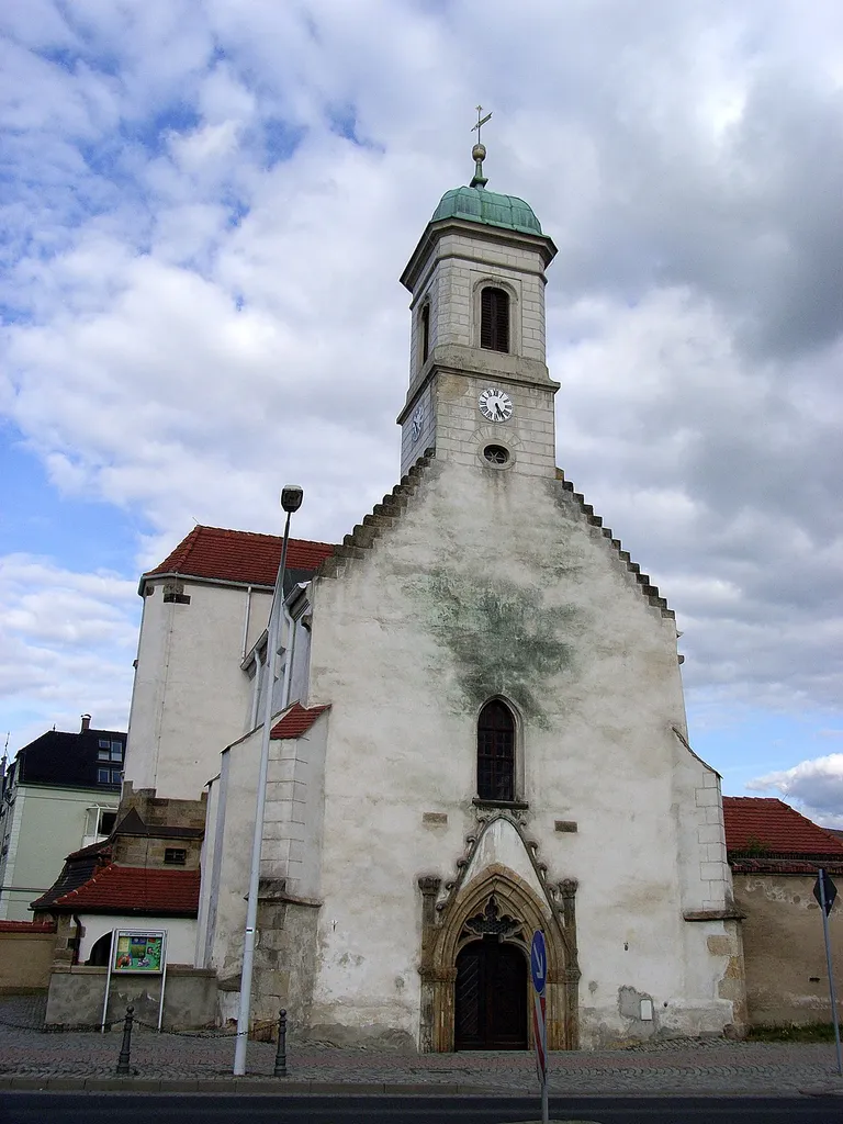 Zittau, Hospital Church of St Jakob. Western façade.