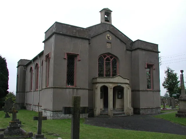 Christ Church parish church, Theale, Somerset, seen from the northwest