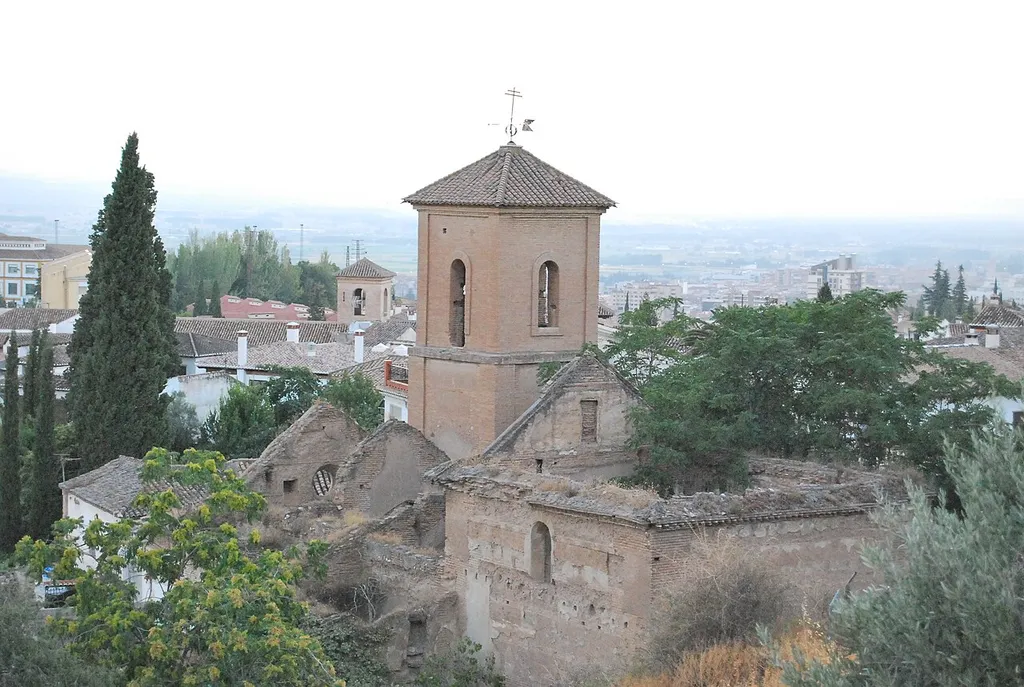 Ruins of the church of San Luis (XVI century) in the Albaycin district