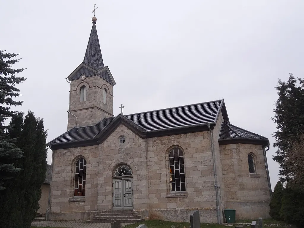 Churches in Kleinkeula, Thuringia, Germany