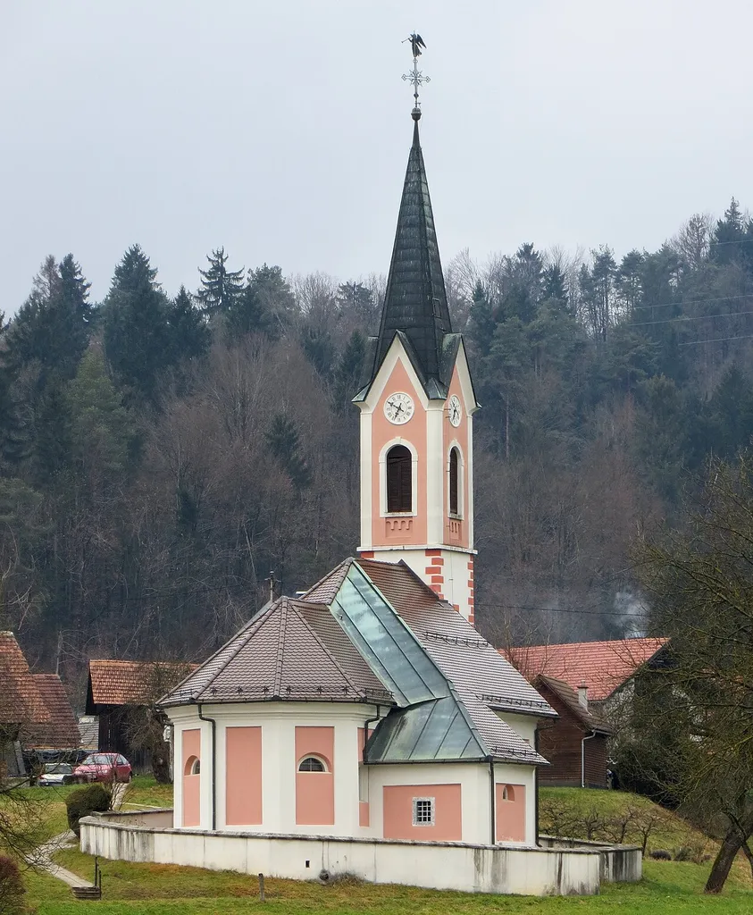 Saint Anthony's Church in Glinica (Glince), Ljubljana, Slovenia