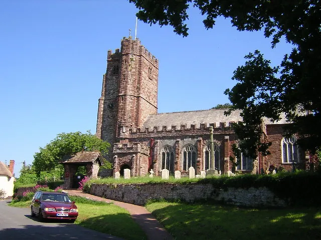 Parish Church of St Andrew Kenn Devon. Even better inside.
