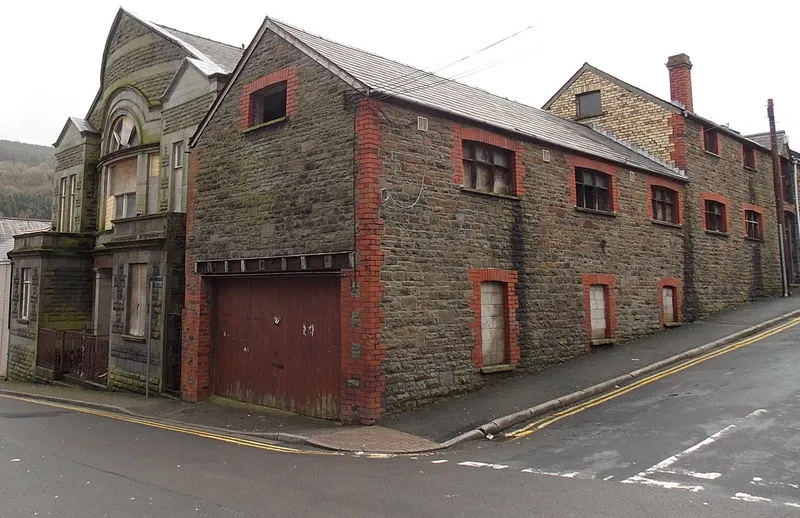 Derelict former Elim Pentecostal Church in Mountain Ash