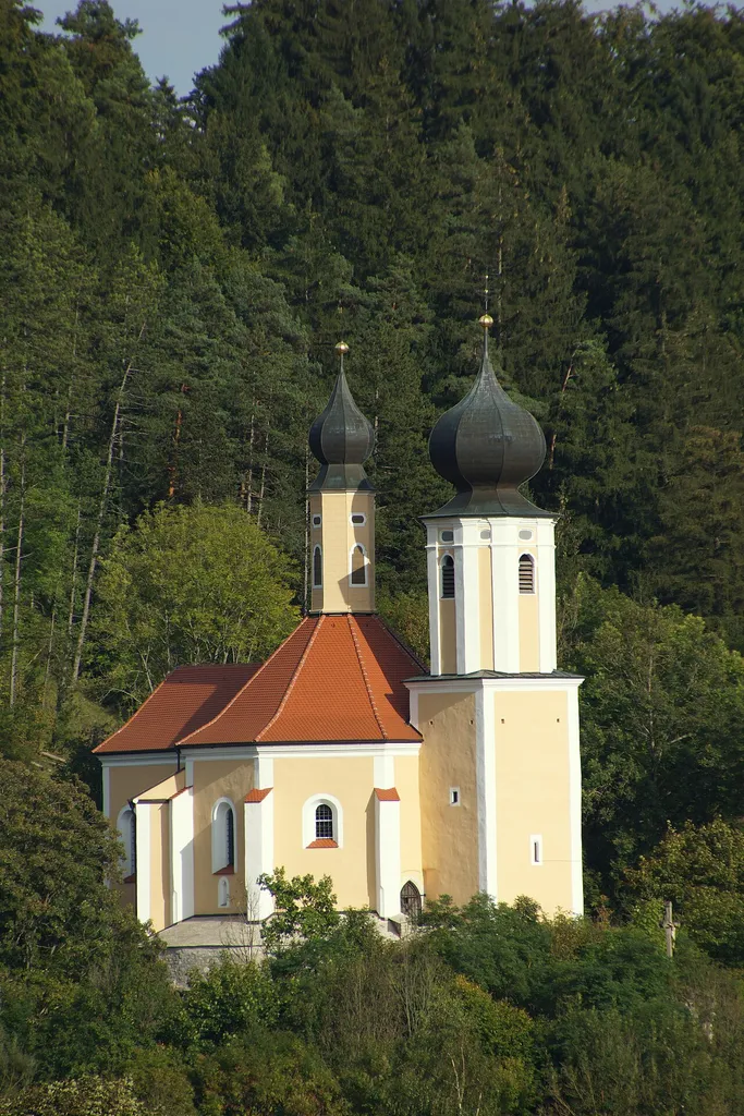 Die Wallfahrtskirche St. Sebastian in Breitenbrunn in der Oberpfalz