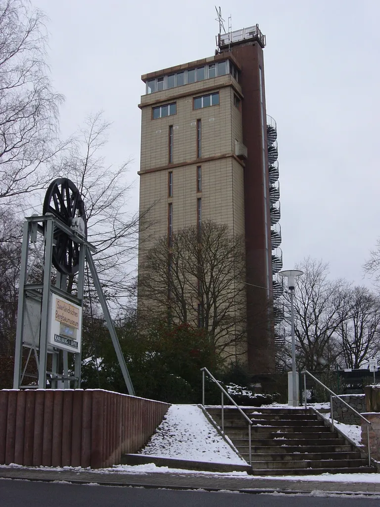 Hindenburgturm, Saarländisches Bergbaumuseum, Bexbach