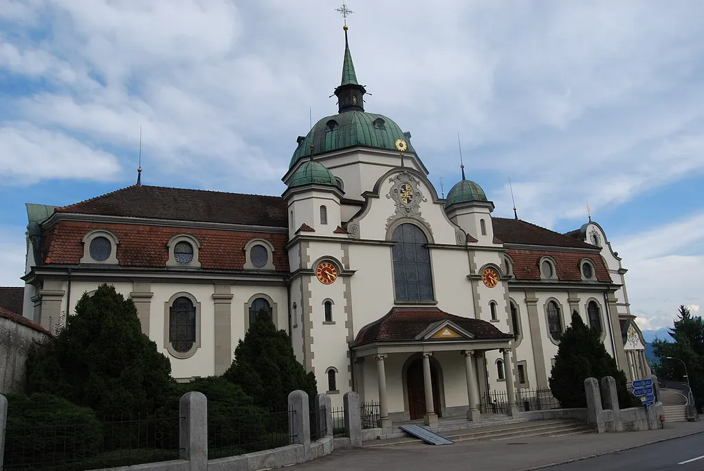 Abbey church Eschenbach, canton of Lucerne, Switzerland
