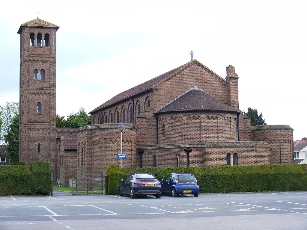 The mosaics of The Church of the Sacred Heart and St Catherine of Alexandria are considered to be among the finest in England. They were designed by Gabriel Pippet and carried out by the mosaicists Maurice Josey and Fred Oates